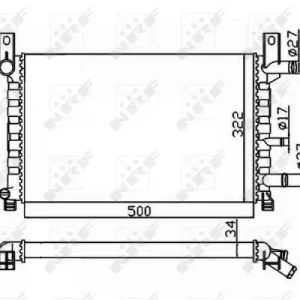 Top-Angebot NRF 506220 - Kühler, Motorkühlung