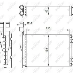 Sofort Bestellen NRF 507339 - Wärmetauscher, Innenraumheizung