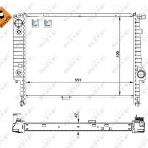 Top-Angebot NRF 507619 - Kühler, Motorkühlung - EASY FIT
