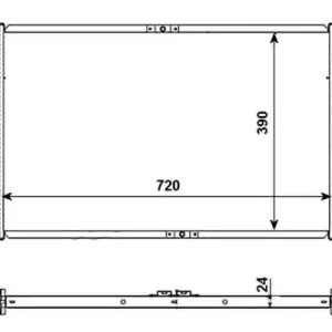 Versand Am Gleichen Tag NRF 509515 - Kühler, Motorkühlung - EASY FIT
