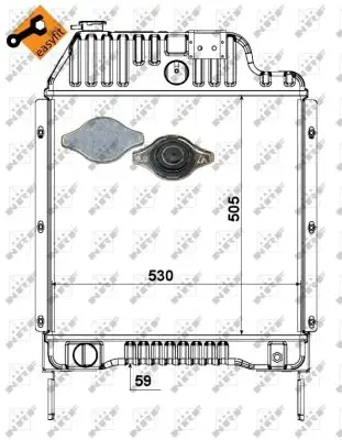 NRF 52179 - Kühler, Motorkühlung - EASY FIT Sichere Zahlung