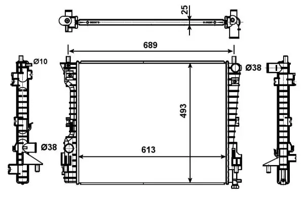Knallerangebot NRF 53020 - Kühler, Motorkühlung
