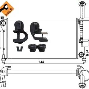 Sonderaktion NRF 53075 - Kühler, Motorkühlung - EASY FIT