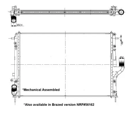 Rabatt NRF 53092 - Kühler, Motorkühlung
