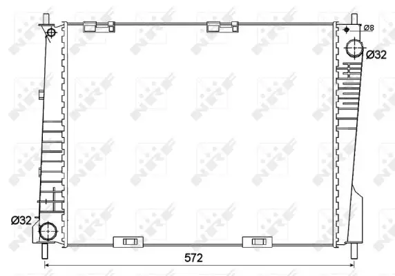 Nur Für Kurze Zeit NRF 53125 - Kühler, Motorkühlung