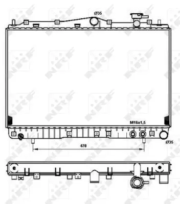 NRF 53259 - Kühler, Motorkühlung Letzte Chance