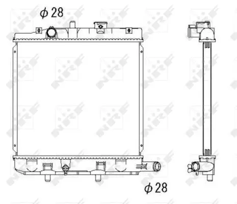 NRF 53291 - Kühler, Motorkühlung Letzte Chance