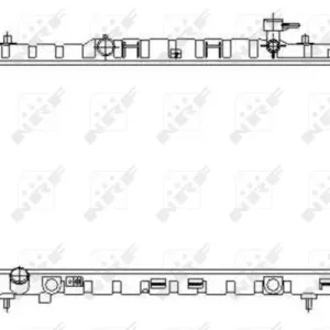 Zertifiziert NRF 53357 - Kühler, Motorkühlung