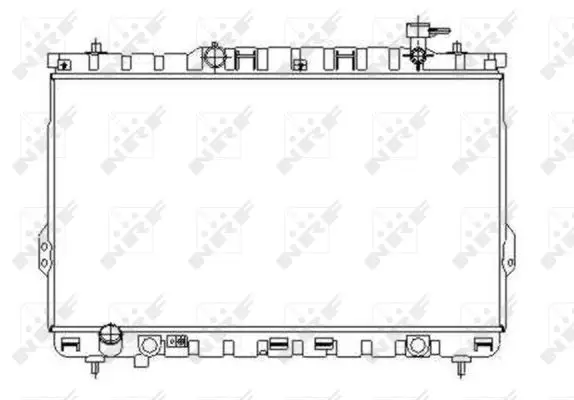Zertifiziert NRF 53357 - Kühler, Motorkühlung