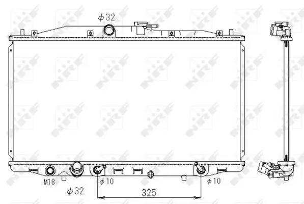 NRF 53391 - Kühler, Motorkühlung Neu
