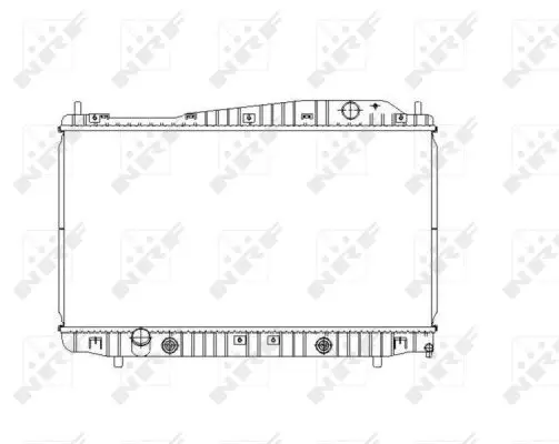 NRF 53482 - Kühler, Motorkühlung Knallerangebot