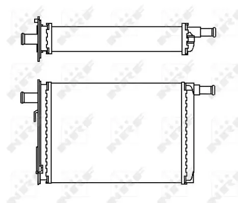 NRF 53563 - Wärmetauscher, Innenraumheizung - EASY FIT Sichere Zahlung