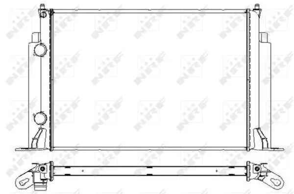 NRF 53609 - Kühler, Motorkühlung Top-Angebot