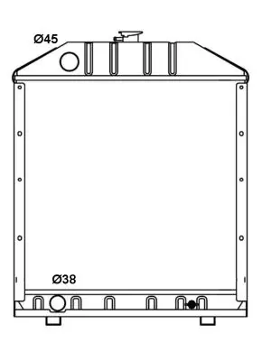 Nur Heute NRF 53664 - Kühler, Motorkühlung - EASY FIT