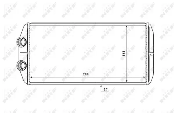 Schneller Versand NRF 54210 - Wärmetauscher, Innenraumheizung - EASY FIT