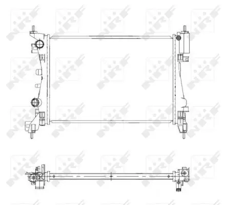 NRF 55341 - Kühler, Motorkühlung Top-Preis