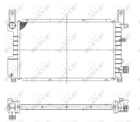 NRF 55314 - Kühler, Motorkühlung - EASY FIT Neu Im Sortiment