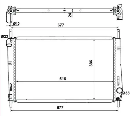 NRF 58272 - Kühler, Motorkühlung - EASY FIT Knallerangebot