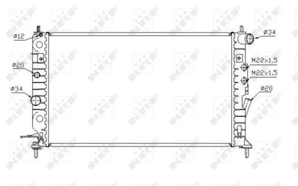 NRF 58288 - Kühler, Motorkühlung - EASY FIT Günstig
