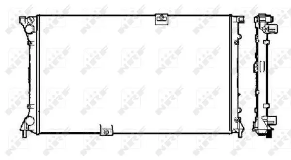 NRF 58330 - Kühler, Motorkühlung - EASY FIT Preis Gesenkt