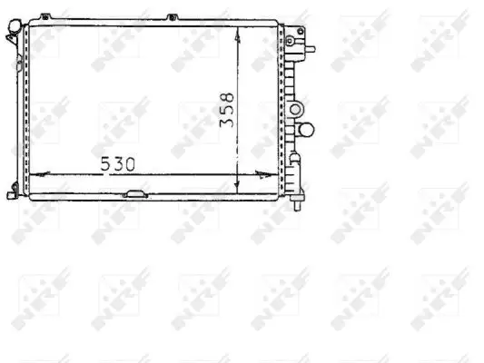 Mega-Angebot NRF 58974 - Kühler, Motorkühlung