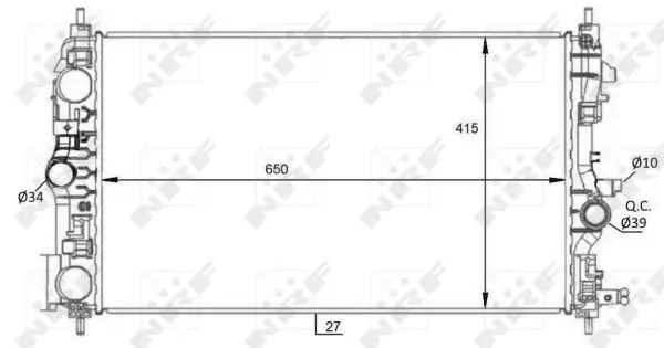 NRF 59076 - Kühler, Motorkühlung Direktkauf