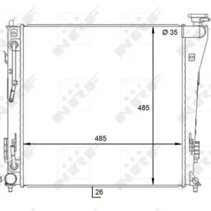 Angebot NRF 59087 - Kühler, Motorkühlung