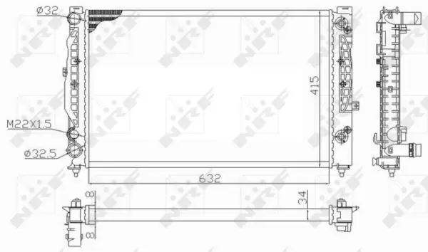 Nur Für Kurze Zeit NRF 59101 - Kühler, Motorkühlung