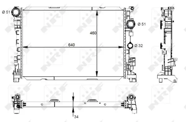 NRF 59133 - Kühler, Motorkühlung Aktuell
