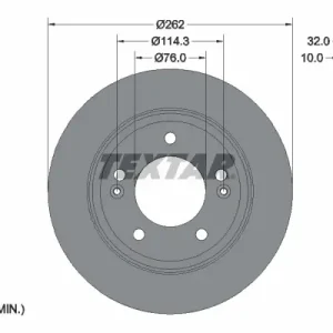 Top-Preis TEXTAR 92314403 - Bremsscheibe - PRO