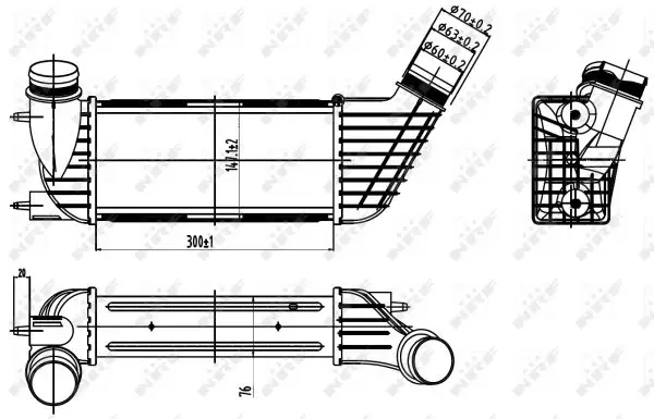 Sonderangebot NRF 30192 - Ladeluftkühler