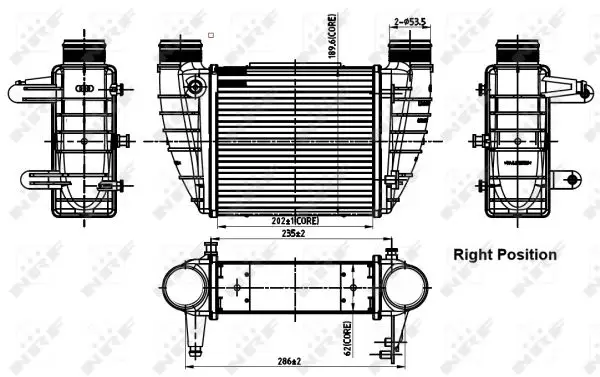 Must-Have NRF 30252 - Ladeluftkühler