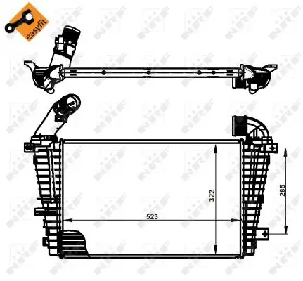 NRF 30302 - Ladeluftkühler - EASY FIT Sonderangebot