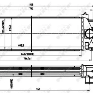 Sonderangebot NRF 30310 - Ladeluftkühler