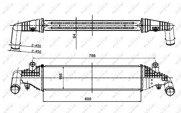 NRF 30364 - Ladeluftkühler Sichere Zahlung