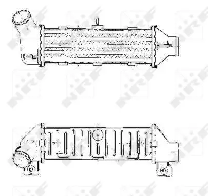 Preiswert NRF 30444 - Ladeluftkühler