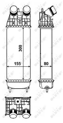 Echt NRF 30460 - Ladeluftkühler