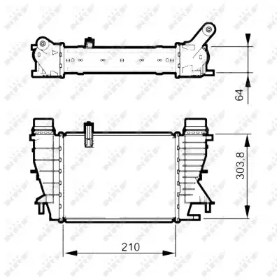 NRF 30507 - Ladeluftkühler Schneller Versand