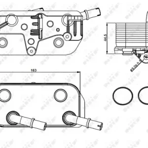 Bestpreis NRF 31189 - Ölkühler, Automatikgetriebe - EASY FIT