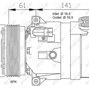 Top-Seller NRF 32021 - Kompressor, Klimaanlage - EASY FIT