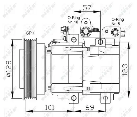 NRF 32204 - Kompressor, Klimaanlage - EASY FIT Top-Seller