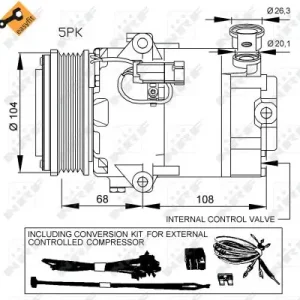 Solange Der Vorrat Reicht NRF 32429 - Kompressor, Klimaanlage - EASY FIT