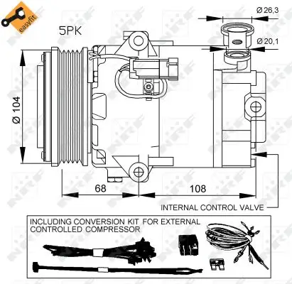 Solange Der Vorrat Reicht NRF 32429 - Kompressor, Klimaanlage - EASY FIT