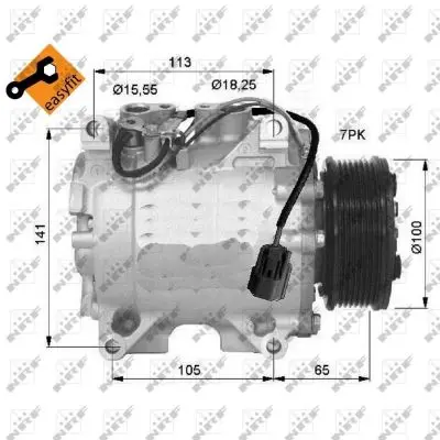 NRF 32448 - Kompressor, Klimaanlage - EASY FIT Direktkauf