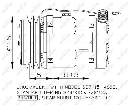 NRF 32873 - Kompressor, Klimaanlage - EASY FIT Ausverkauf