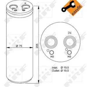 Sonderaktion NRF 33204 - Trockner, Klimaanlage - EASY FIT