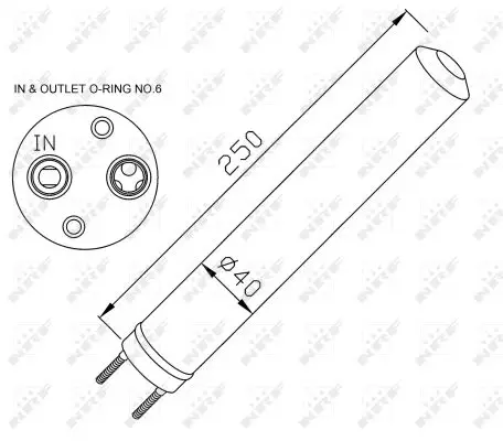 Sofort Bestellen NRF 33286 - Trockner, Klimaanlage - EASY FIT