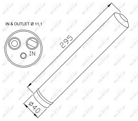 Schneller Versand NRF 33298 - Trockner, Klimaanlage - EASY FIT