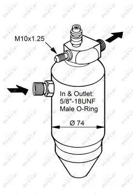 Bestseller NRF 33345 - Trockner, Klimaanlage - EF to be sourced