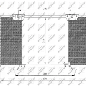 Garantierte Lieferung NRF 35337 - Kondensator, Klimaanlage - EASY FIT